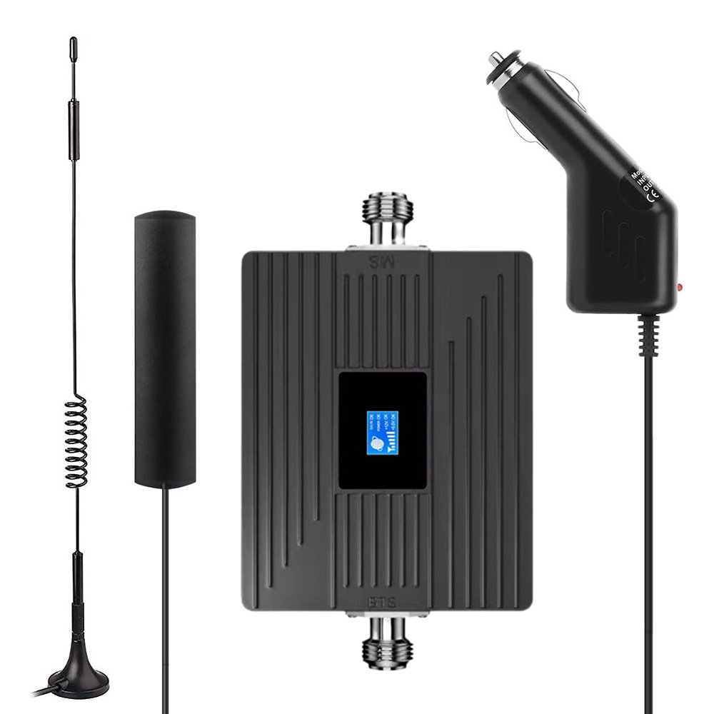 Full Band 4G LTE/GPRS Signal Booster Car Use 700/850/1700/1900/2100 MHz Mobile Booster 4G/GSM/3G/LTE/GPRS Compatible Cell Phones
